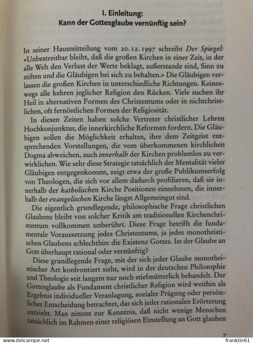 Die Frage Nach Gott. - Sonstige & Ohne Zuordnung