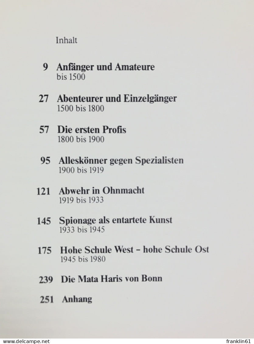 Verrat Und Spionage In Deutschland : Texte - Bilder - Dokumente. - Police & Militaire