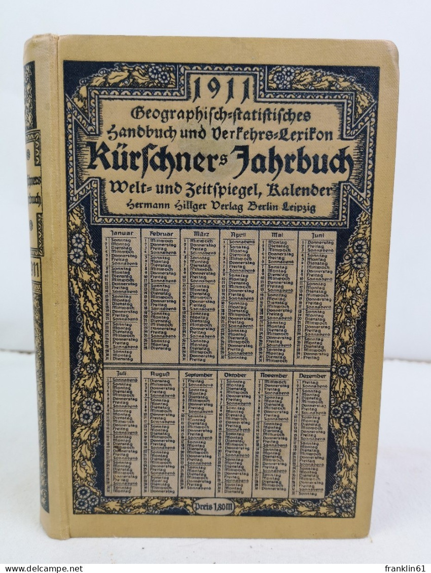 Kürschners Jahrbuch 1911. - Lexiques