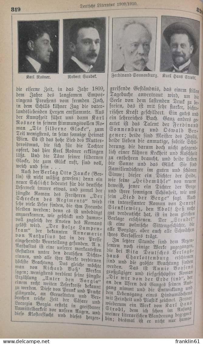 Kürschners Jahrbuch 1911.