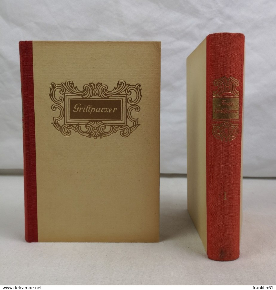 Franz Grillparzers Werke. Vier Bände. - Poems & Essays
