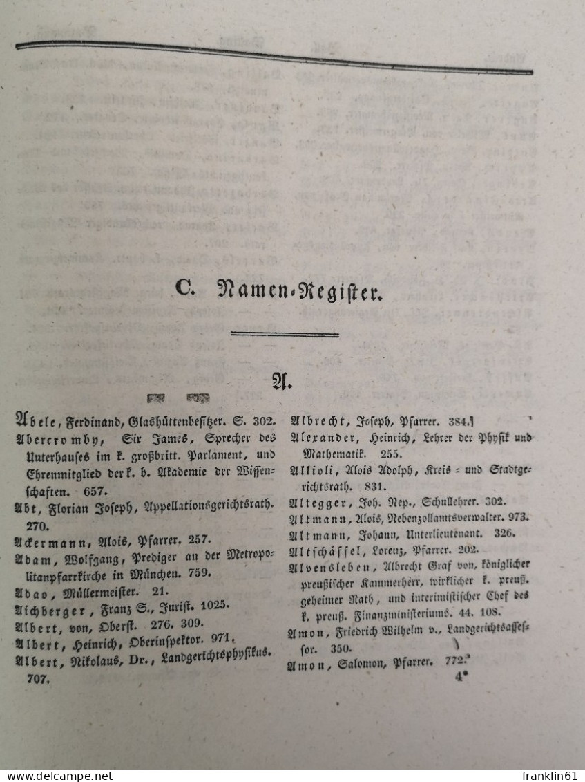 Regierungs-Blatt für das Königreich Bayern 1836.