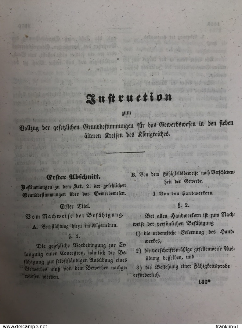 Regierungs-Blatt für das Königreich Bayern 1853.