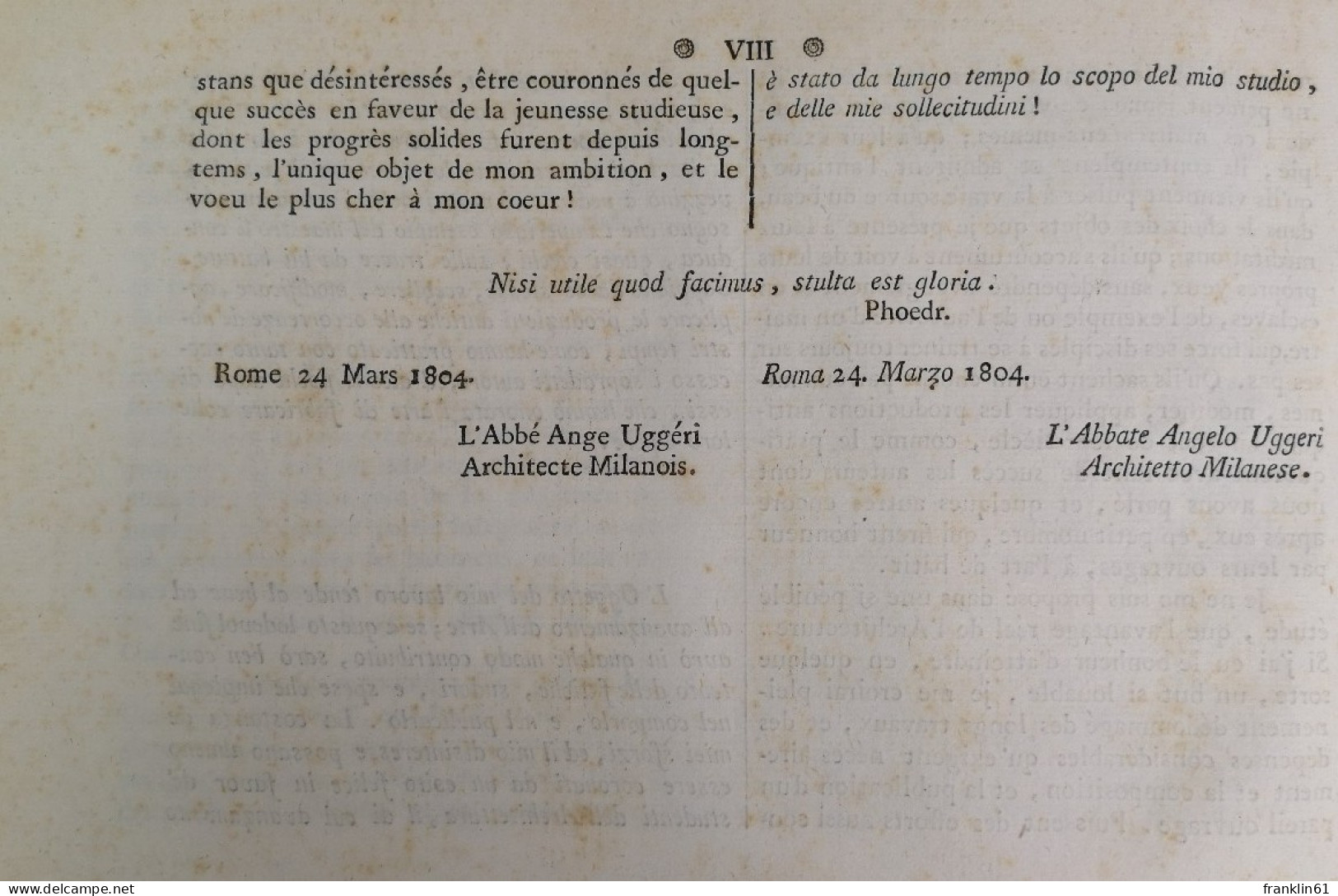 Les Trois Ordres Grecs D'apres Les Monumens De Rome Antique. Bd. V.. - Arquitectura