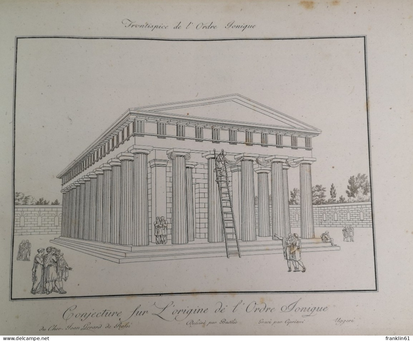 Les Trois Ordres Grecs D'apres Les Monumens De Rome Antique. Bd. V.. - Arquitectura