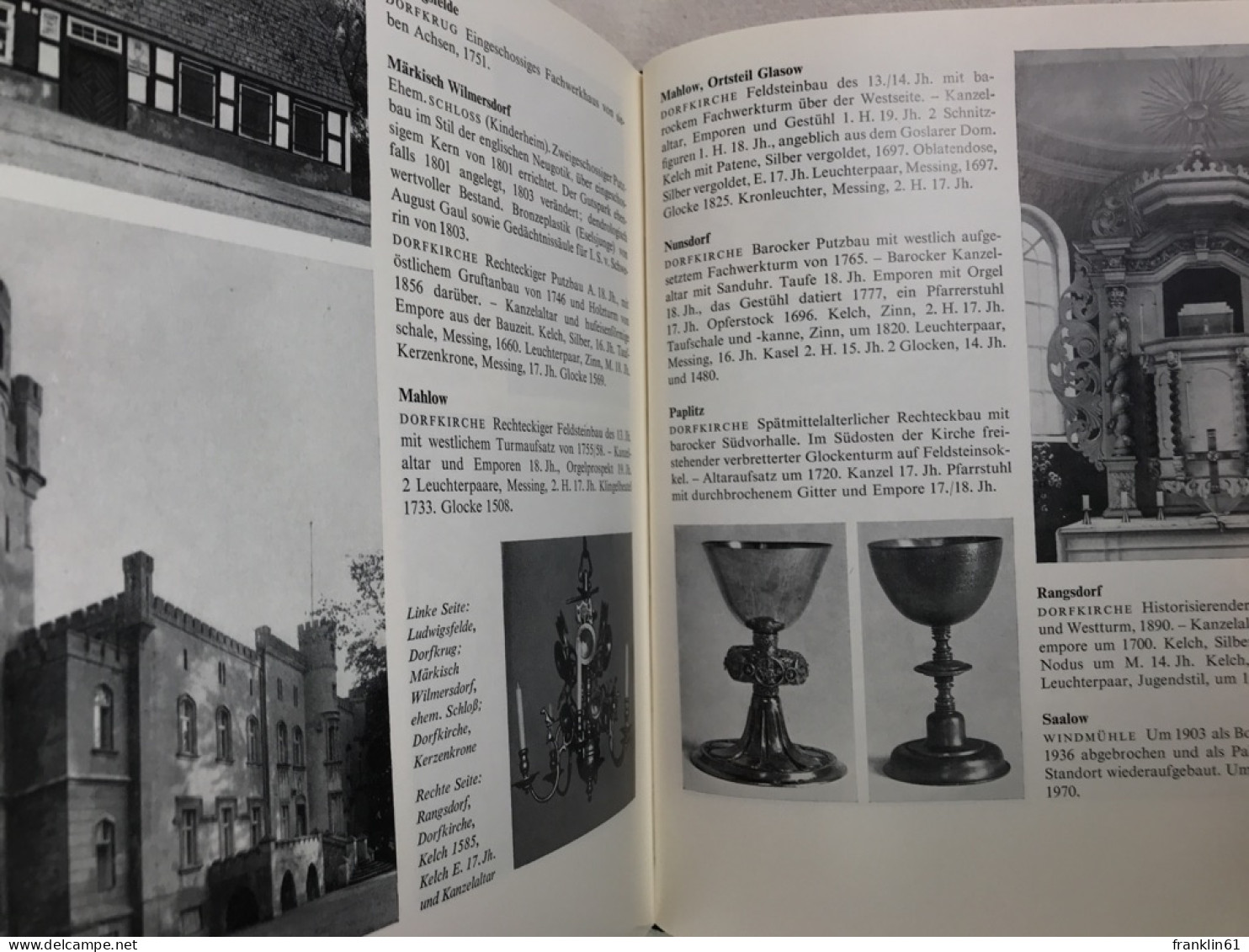 Die Bau- Und Kunstdenkmale In Der DDR; Teil: Bezirk Potsdam. - Architectuur