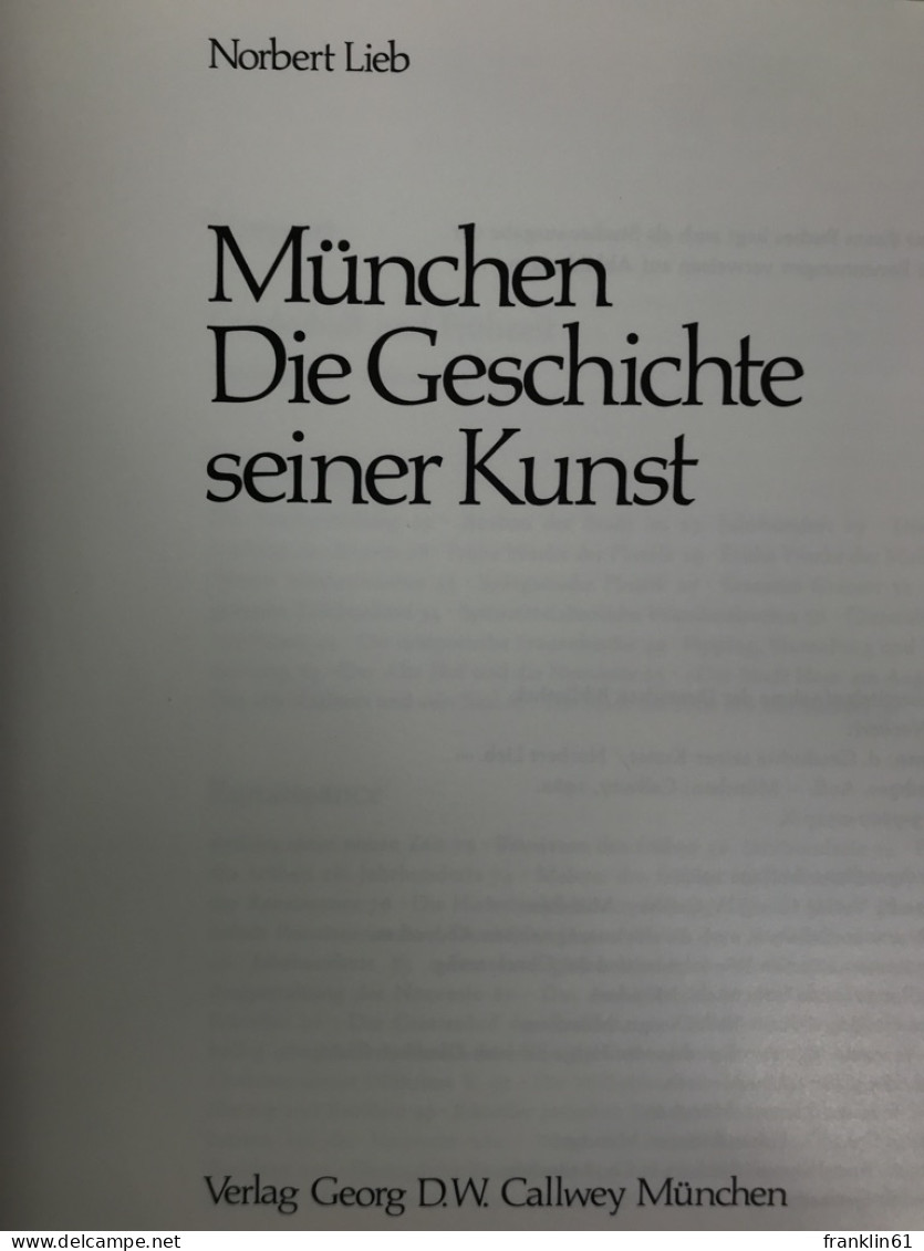 München, Die Geschichte Seiner Kunst. - 4. 1789-1914