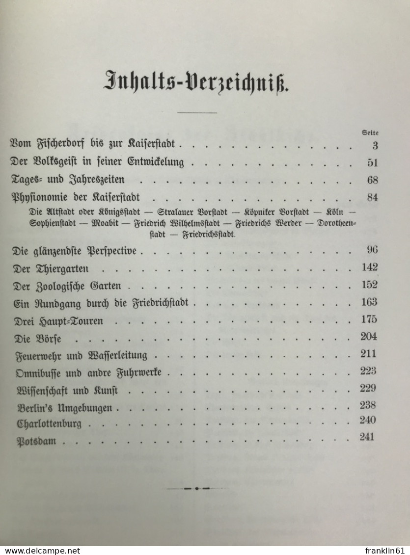 Berlin : D. Dt. Kaiserstadt ; Nebst Potsdam U. Charlottenburg Mit Ihren Schönsten Bauwerken U. Hervorragendste - 4. 1789-1914