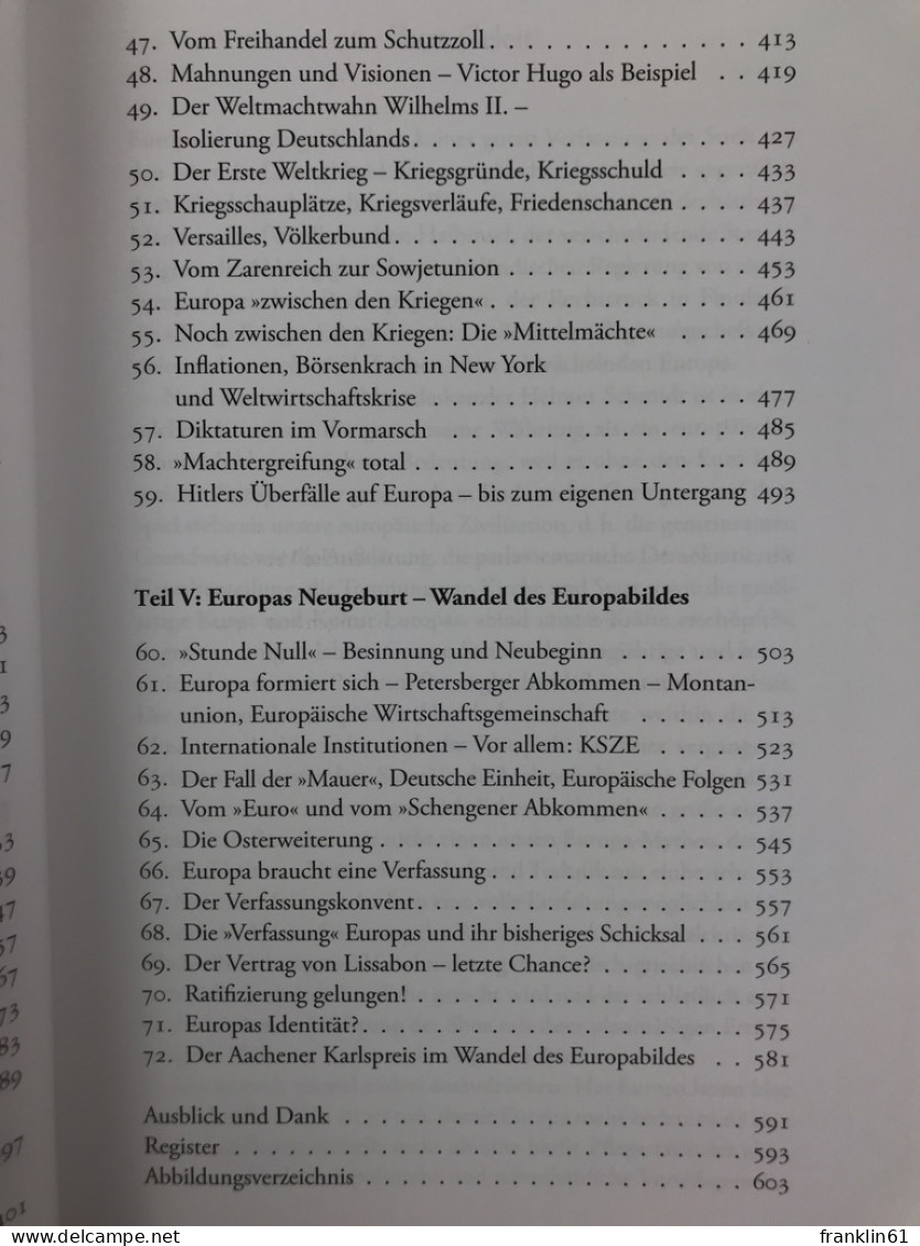 Blicke Auf Europa : Seine Wurzeln, Sein Stamm, Seine Äste, Seine Krone. - 4. 1789-1914