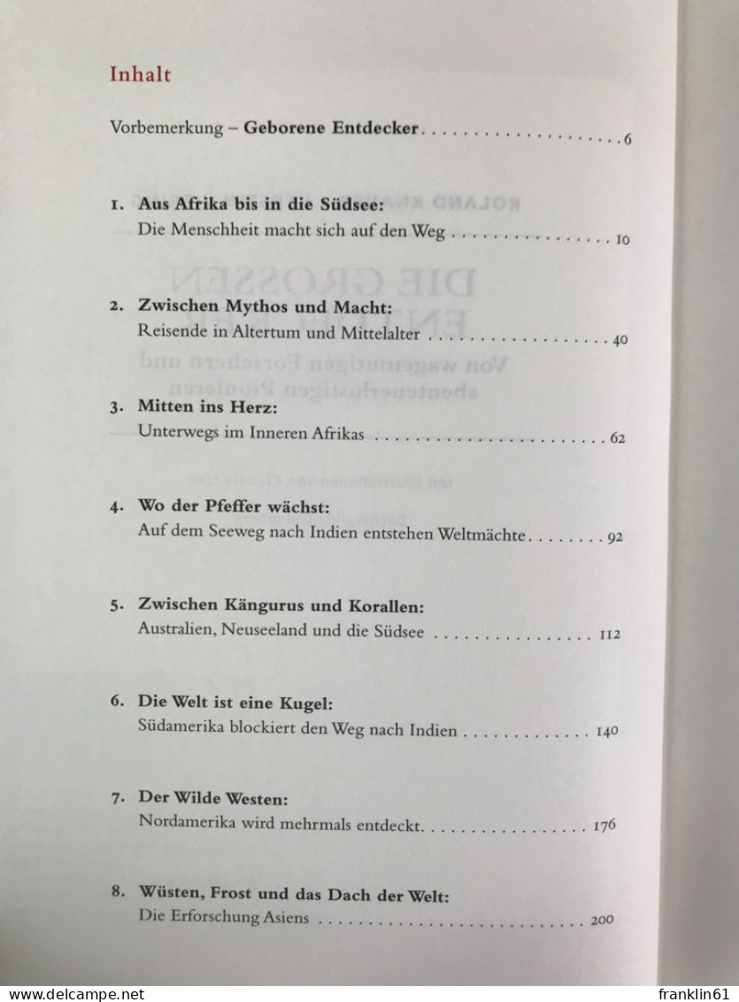 Die Grossen Entdecker : Von Wagemutigen Forschern Und Abenteuerlustigen Pionieren. - 4. 1789-1914