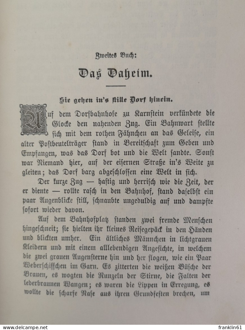 Heidepeter's Gabriel. Eine Geschichte In Zwei Büchern. - Gedichten En Essays