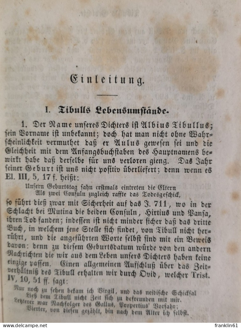 Römische Dichter In Neuen Uebersetzungen. - Gedichten En Essays