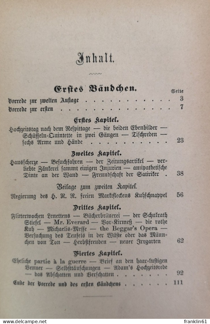 Sieben Käs. Elfter Bis Vierzehnter Theil. Vier Bändchen. - Gedichten En Essays