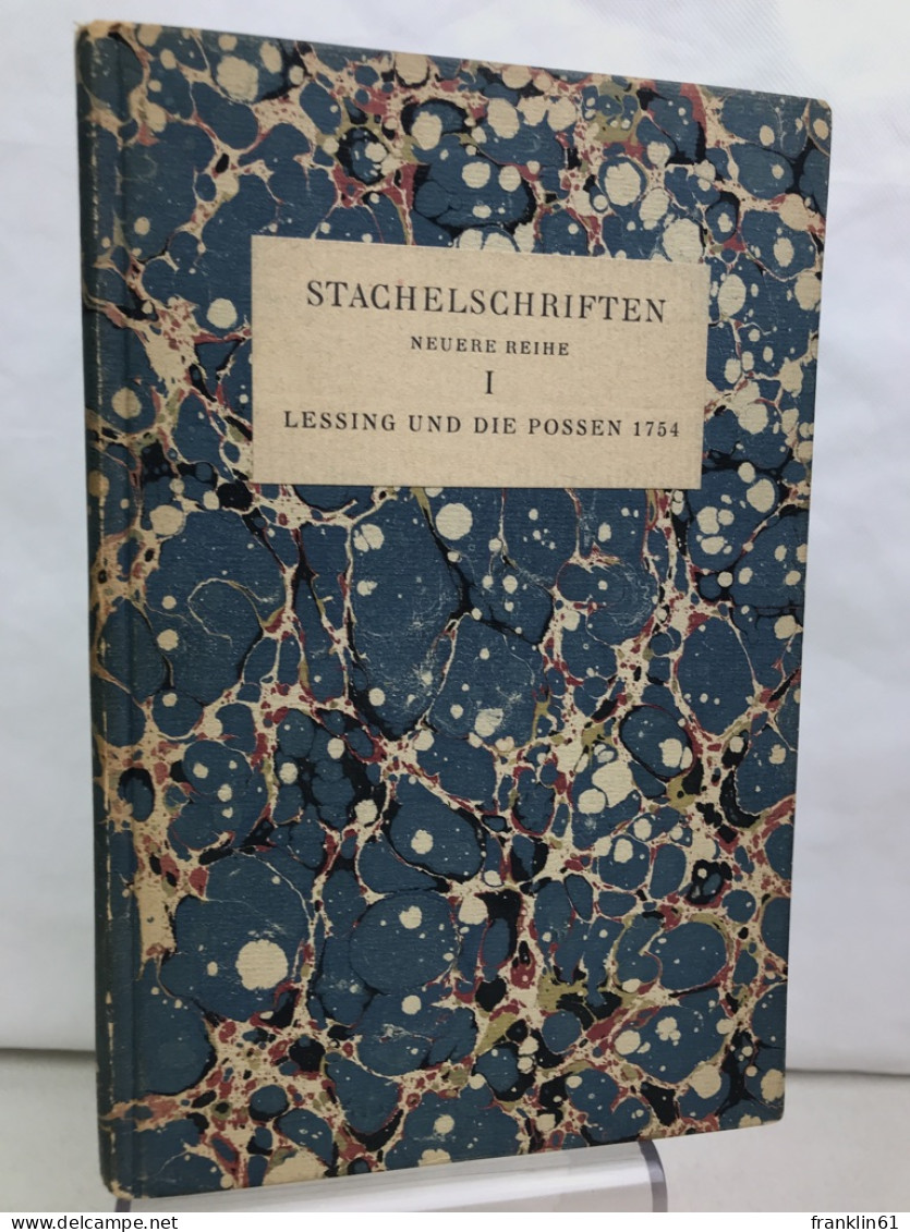 Lessing Und Die Possen 1754. - Poésie & Essais