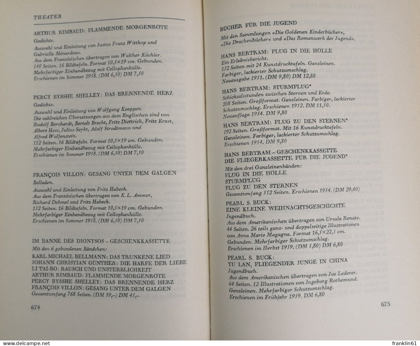 Ein Almanach der Autoren Verlages Kurt Desch 1963.