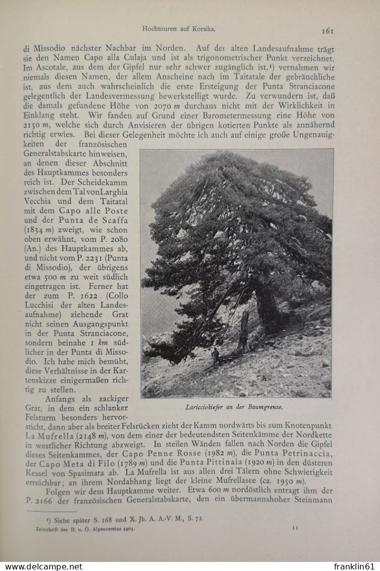 Zeitschrift des Deutschen und Österreichischen Alpenvereins. Band XXXIV.. Jahrgang 1903.