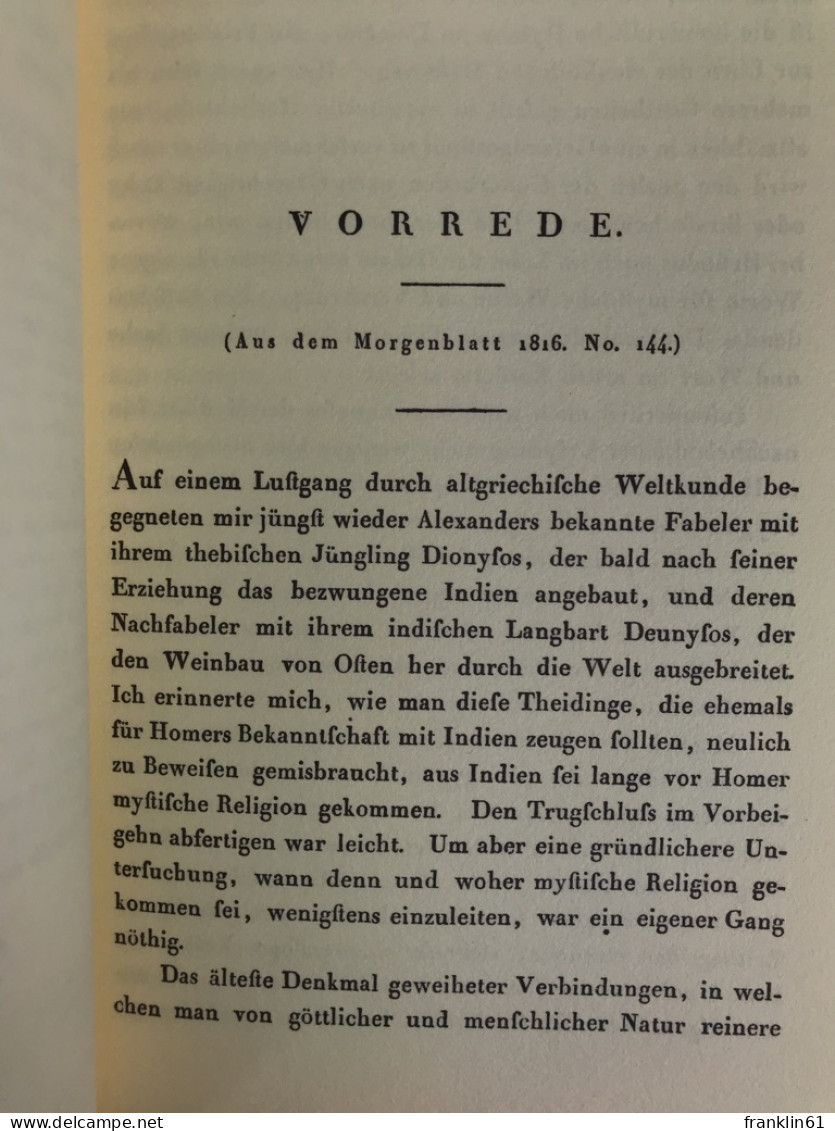 Hymne An Demeter = Hymnos Eis Ten Demetran. - Lyrik & Essays