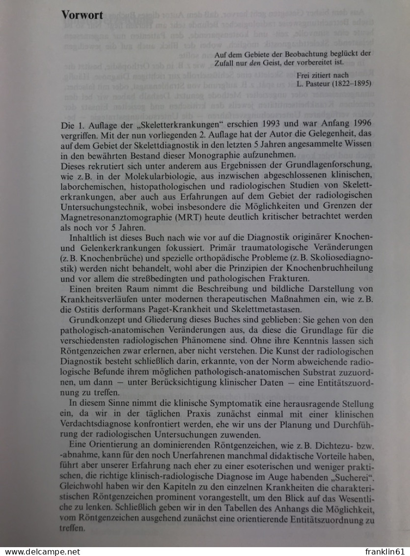 Skeletterkrankungen : Klinisch-radiologische Diagnose Und Differentialdiagnose. - Gezondheid & Medicijnen
