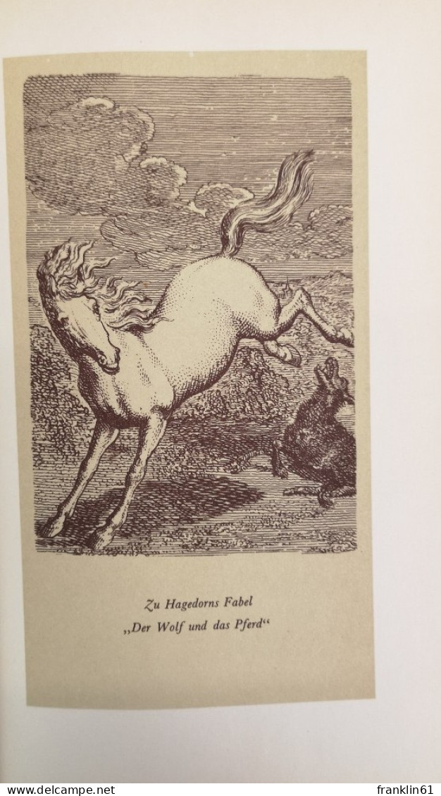 Der Wolf Und Das Pferd. Deutsche Tierfabeln Des 18. Jahrhunderst. - Poems & Essays