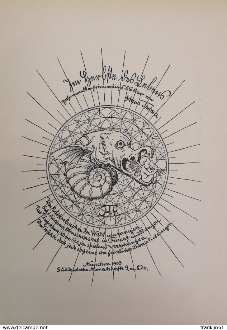 Im Herbste Des Lebens. Gesammelte Erinnerungsblätter Von Hans Thoma. - Poésie & Essais