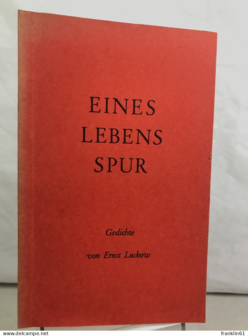 Eines Lebens Spur. - Poesía & Ensayos