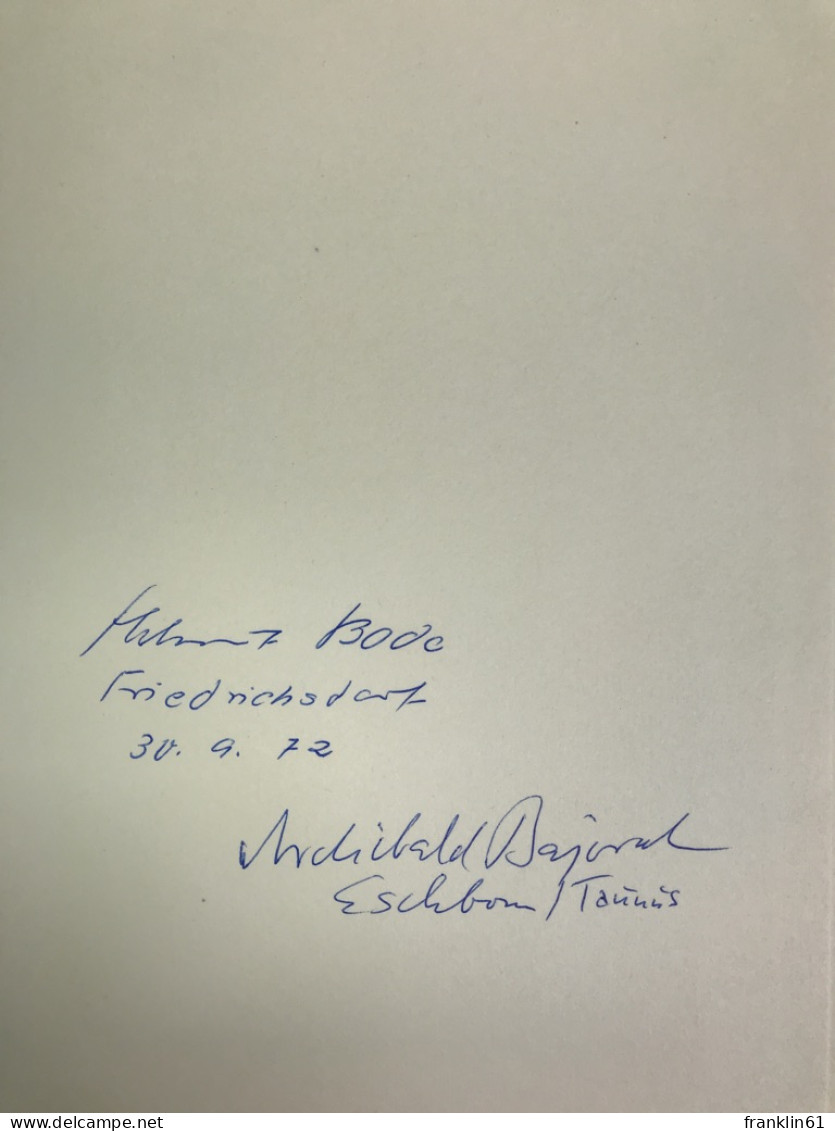 Vom Eschborner Esel, Der Die Cronberger Schlacht Gewann. Eine Alte Mär. - Gedichten En Essays