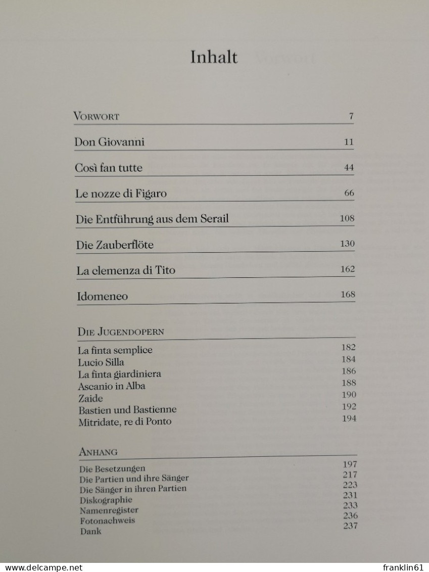 Das Klinget So Herrlich, Das Klinget So Schön. Die Sänger Der Mozart-Opern Bei Den Salzburger Festspielen. - Théâtre & Danse