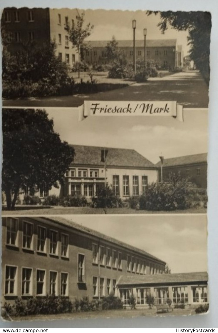 Friesack/Mark, Ingenieur-Schule, DDR, 1961 - Friesack