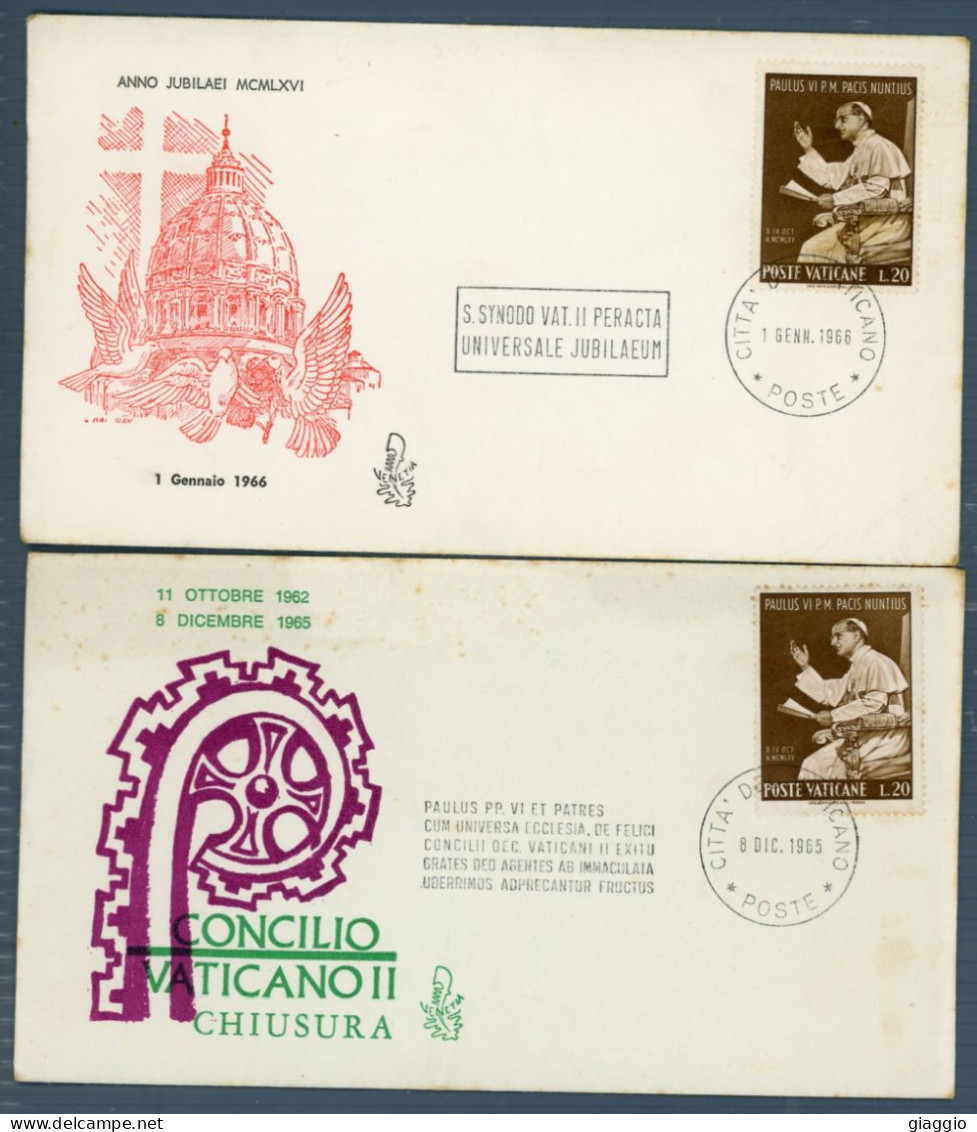°°° Francobolli N.1774 - Vaticano 2 Buste Varie °°° - Covers & Documents