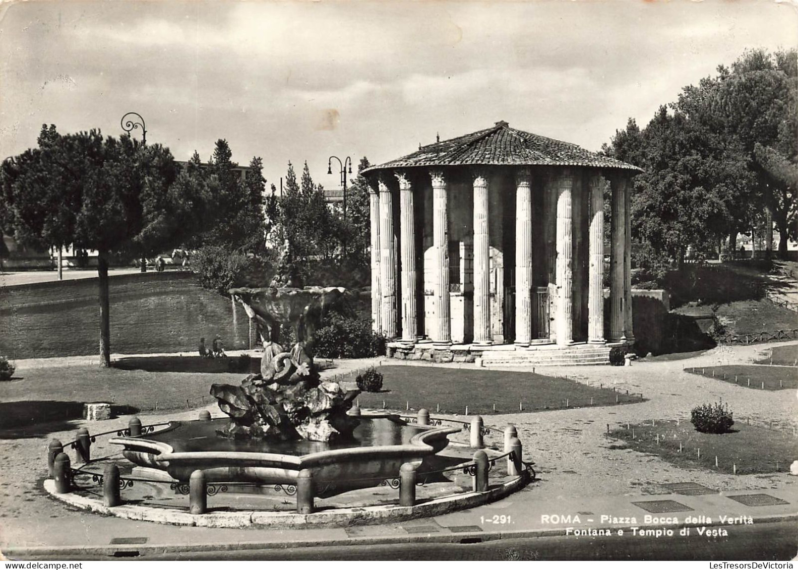 ITALIE - Rome - Fontaine Et Temple De Vesta - Carte Postale Ancienne - Sonstige & Ohne Zuordnung