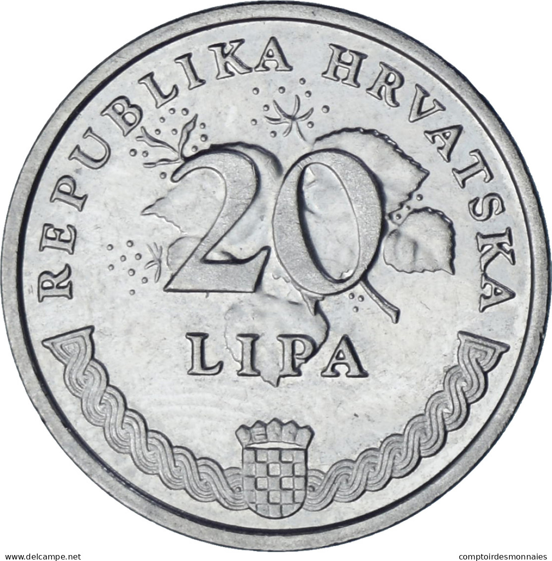 Monnaie, Croatie, 20 Lipa, 2010, TTB, Nickel Plaqué Acier, KM:17 - Croazia