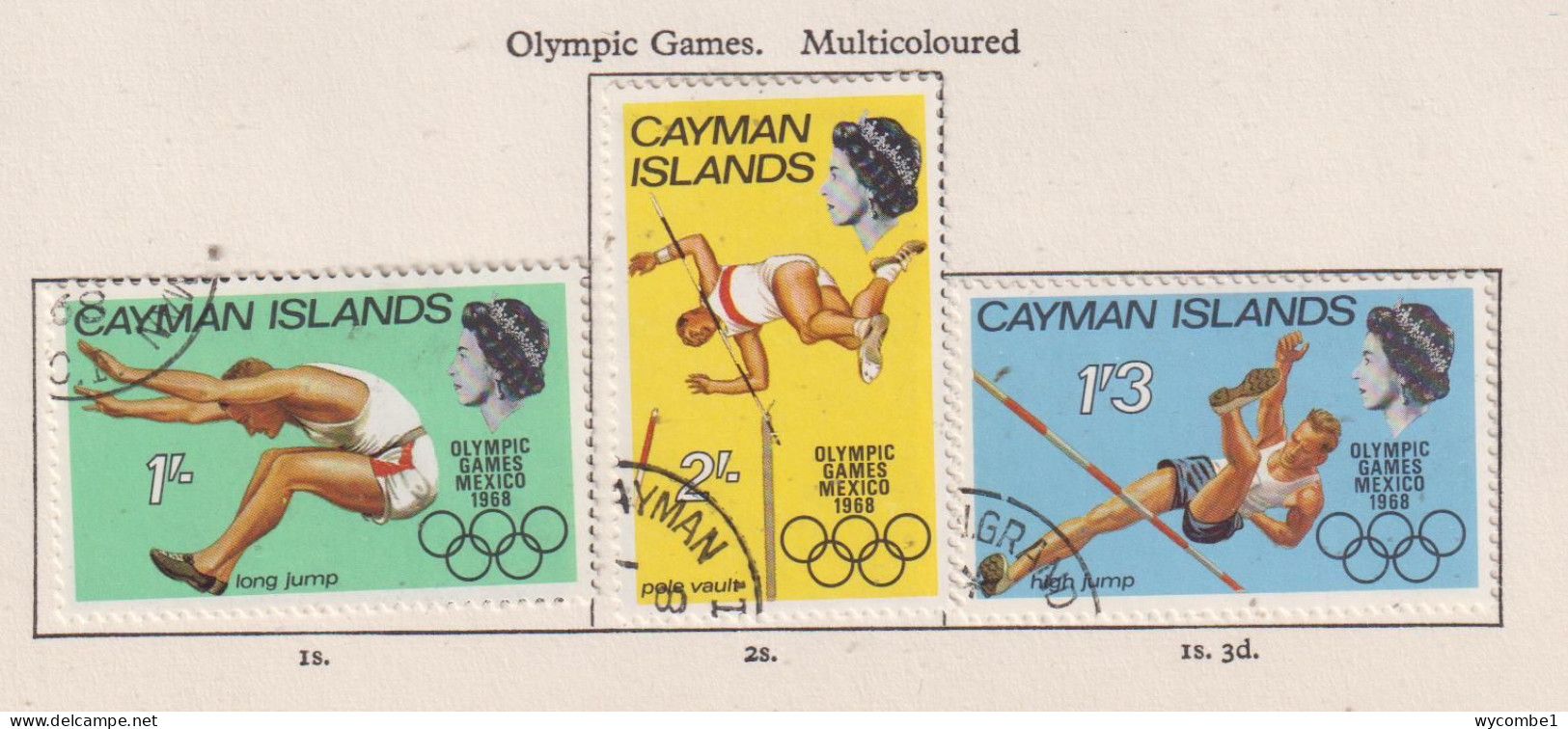 CAYMAN ISLANDS  - 1967 Olympic Games Set Used As Shown - Cayman Islands