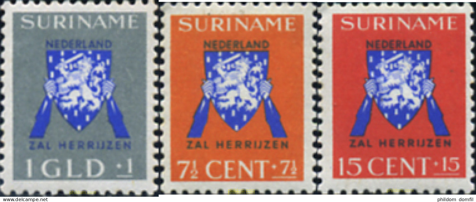 364815 HINGED SURINAM 1941 ESCUDOS - Suriname ... - 1975