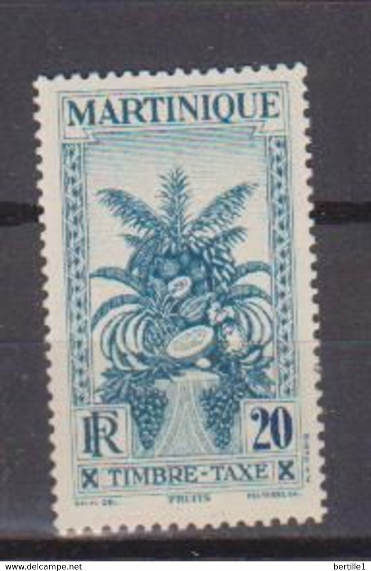 MARTINIQUE             N°  YVERT TAXE 14  NEUF AVEC CHARNIERES    ( CHARN  03/19 ) - Timbres-taxe