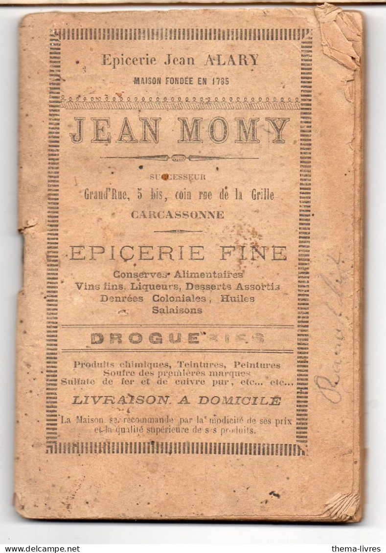 Almanach Annuaire De L'Aude (11) Pour 1891 (PPP45979) - Midi-Pyrénées