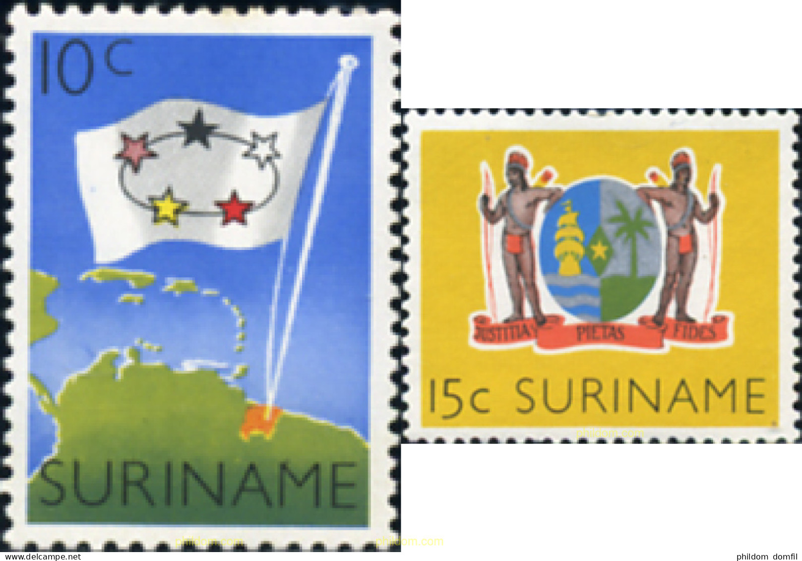 364828 HINGED SURINAM 1960 LIBERTAD - Suriname ... - 1975