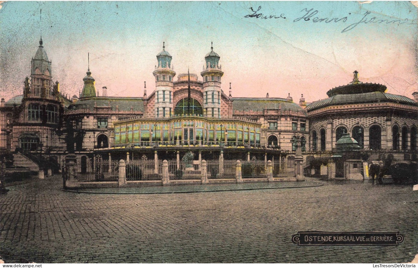 BELGIQUE - Ostende - Kursaal Vue De Derrière - Carte Postale Ancienne - Oostende