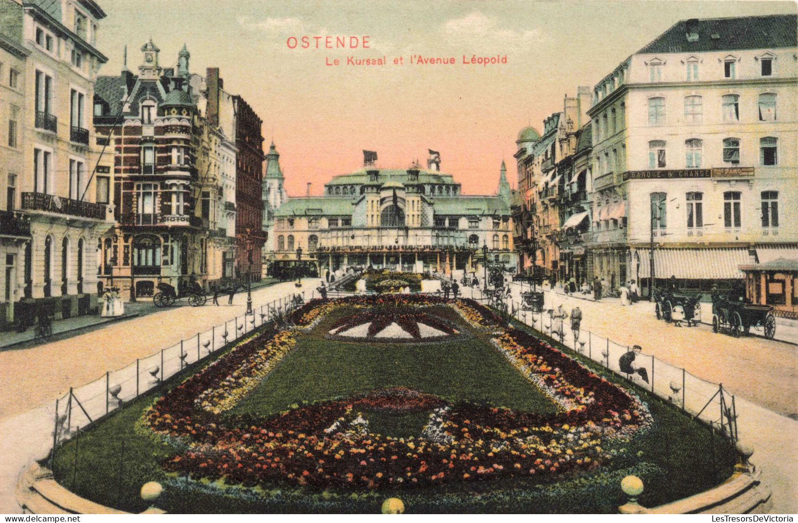 BELGIQUE - Ostende - Le Kursaal Et L'Avenue Léopold - Carte Postale Ancienne - Oostende