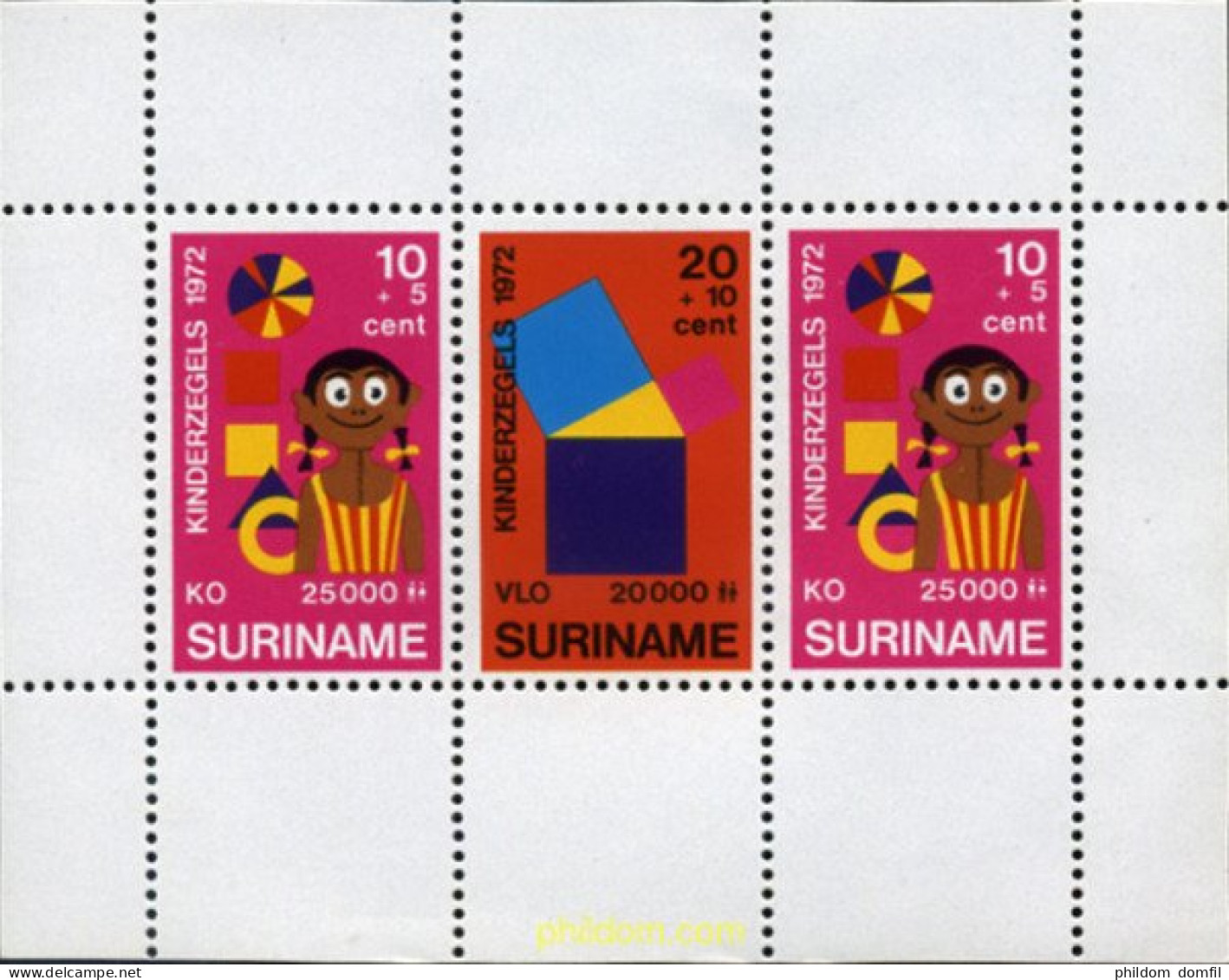 364847 MNH SURINAM 1972 DIA DEL NIÑO - Suriname ... - 1975