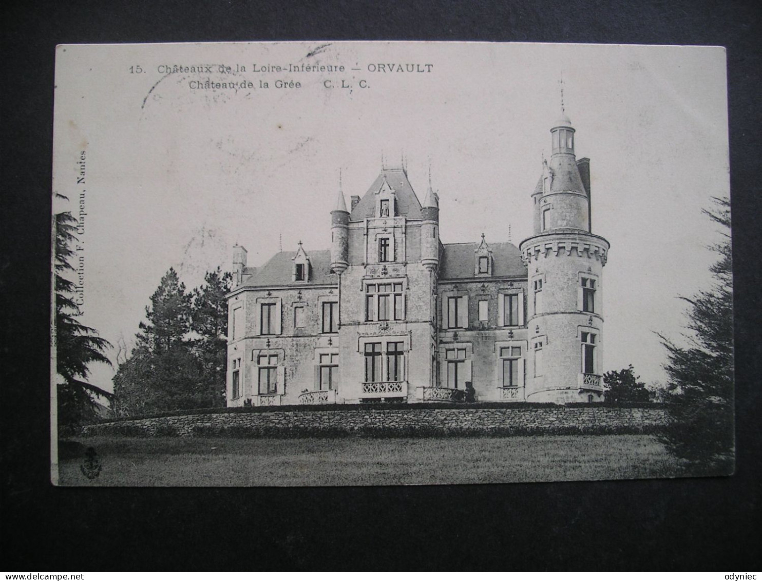 Chateaux De La Loire-Inferieure-Orvault Chateau De La Gree 1904 - Orvault