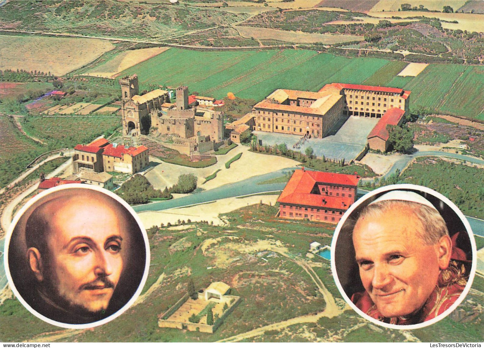 RELIGIONS & CROYANCES - Navarra - Loyola Et Javier - Visite De Jean-Paul II - Pape - Carte Postale Récente - Heiligen