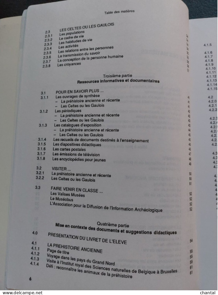 Enseigner L'histoire Aujourd'hui - 1 La Préhistoire - De Boeck - Didactische Kaarten