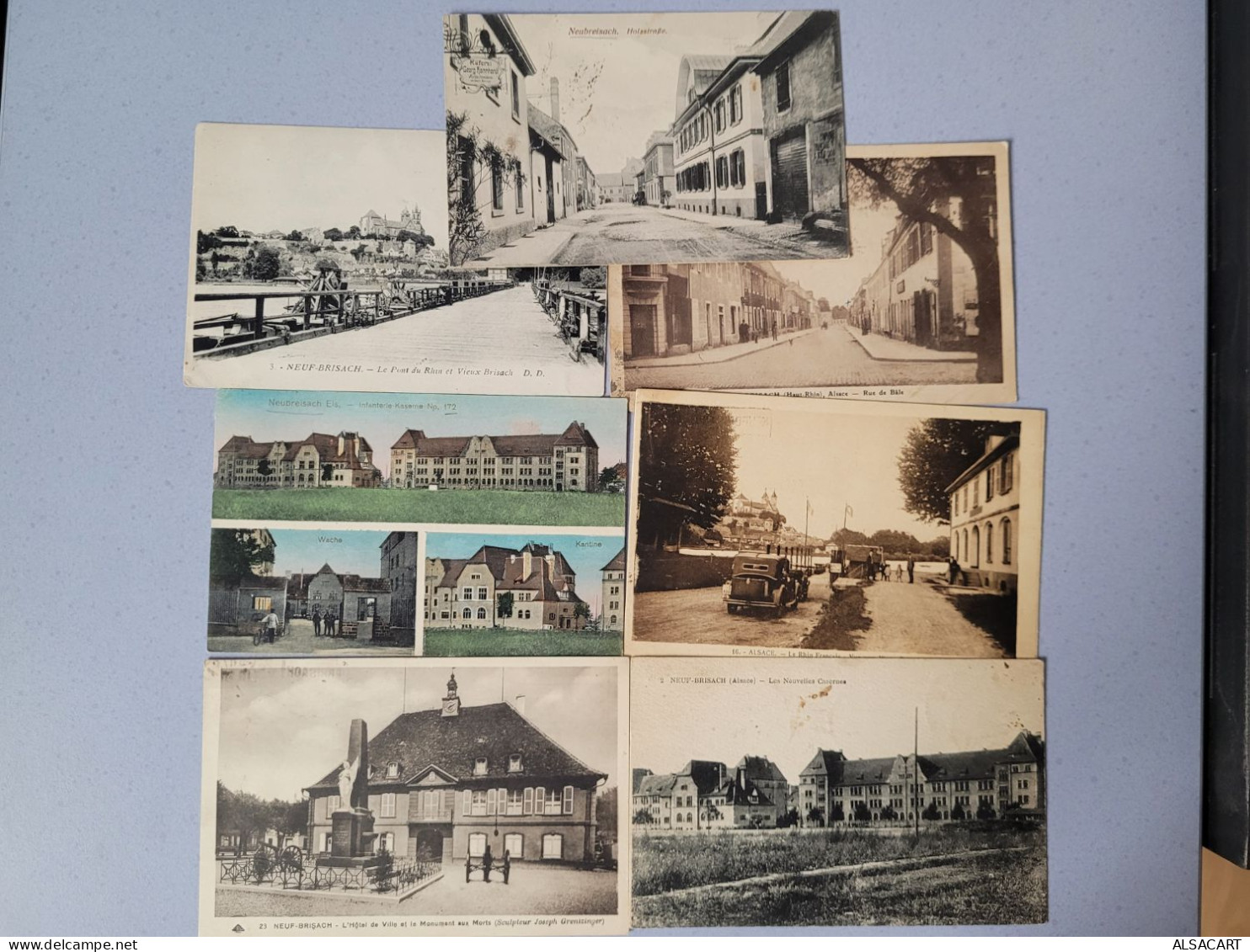 Lot De 13 Cartes De Neuf Brisach , Holzstrasse , Kuferei  Et Divers - Neuf Brisach