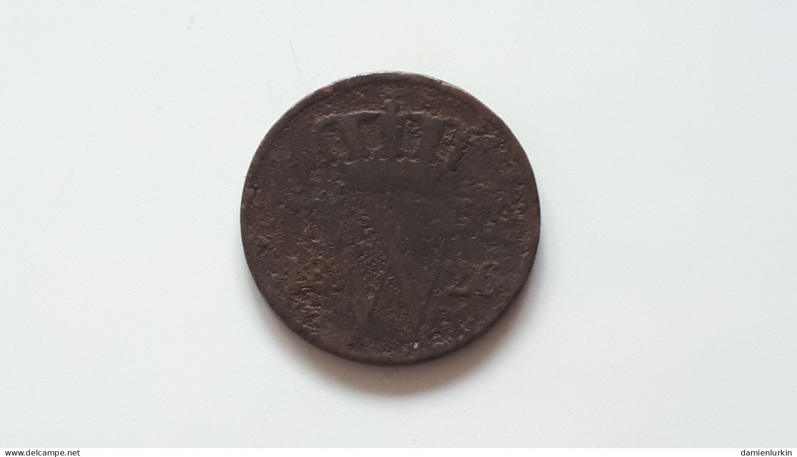 PAYS-BAS BRUXELLES GUILLAUME PREMIER WILLEM I 1 CENT 1826 B ! FRAPPE MONNAIE COTES : 25€-75€-225€-450€ ! - 1815-1840: Willem I