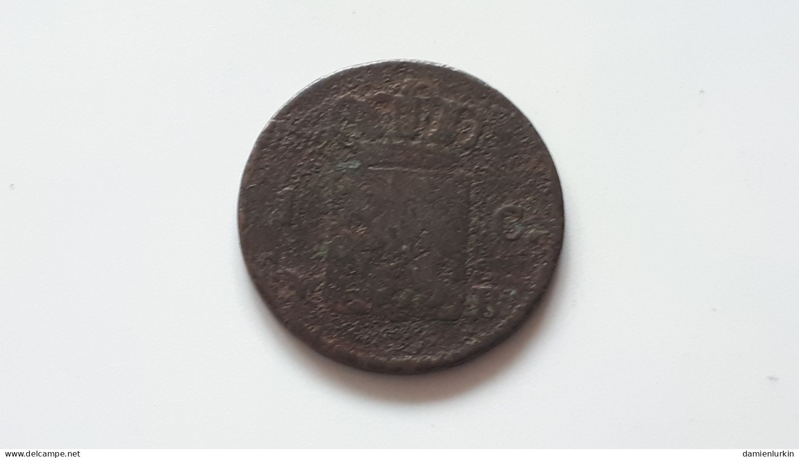 PAYS-BAS BRUXELLES GUILLAUME PREMIER WILLEM I 1 CENT 1826 B ! FRAPPE MONNAIE COTES : 25€-75€-225€-450€ ! - 1815-1840 : Willem I