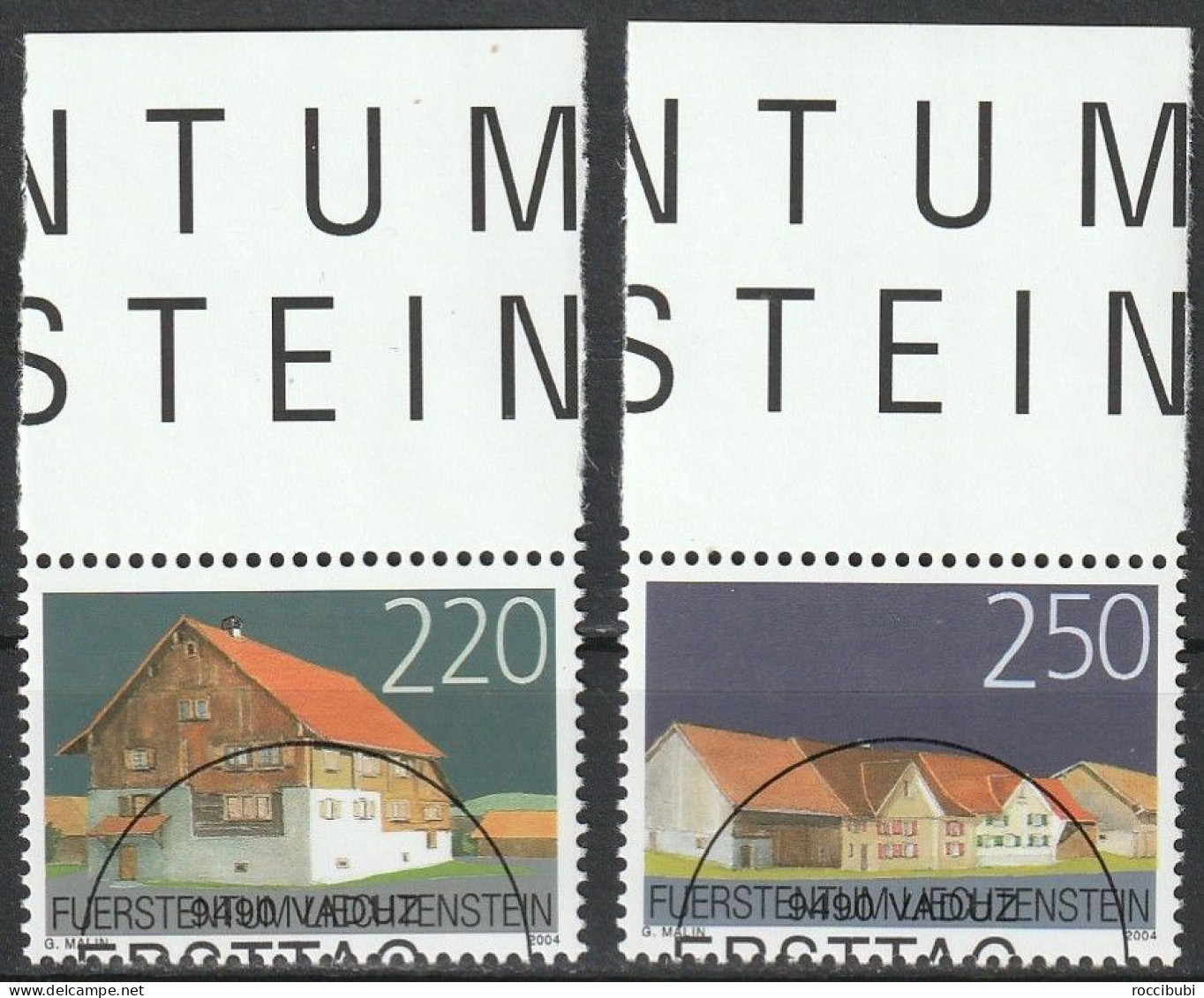 FL 2004 // 1355/1356 O Ortsbildschutz - Used Stamps