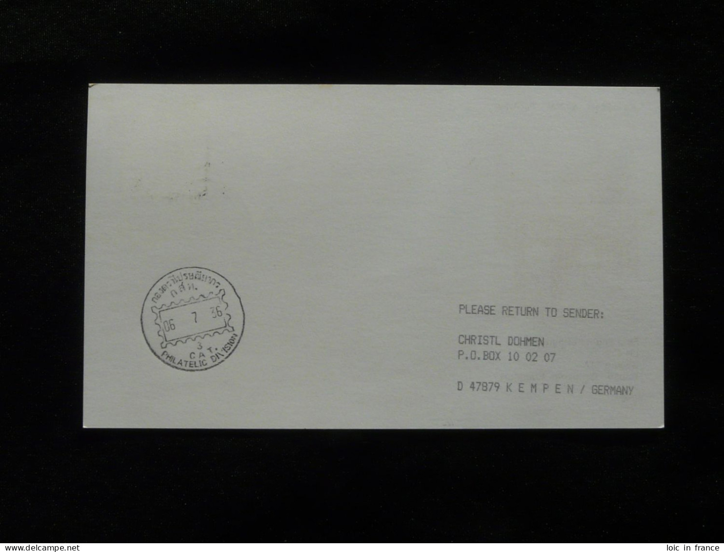 Lettre Premier Vol First Flight Cover Taiwan To Bangkok Thailand Boeing 747 Lufthansa 1993 - Covers & Documents