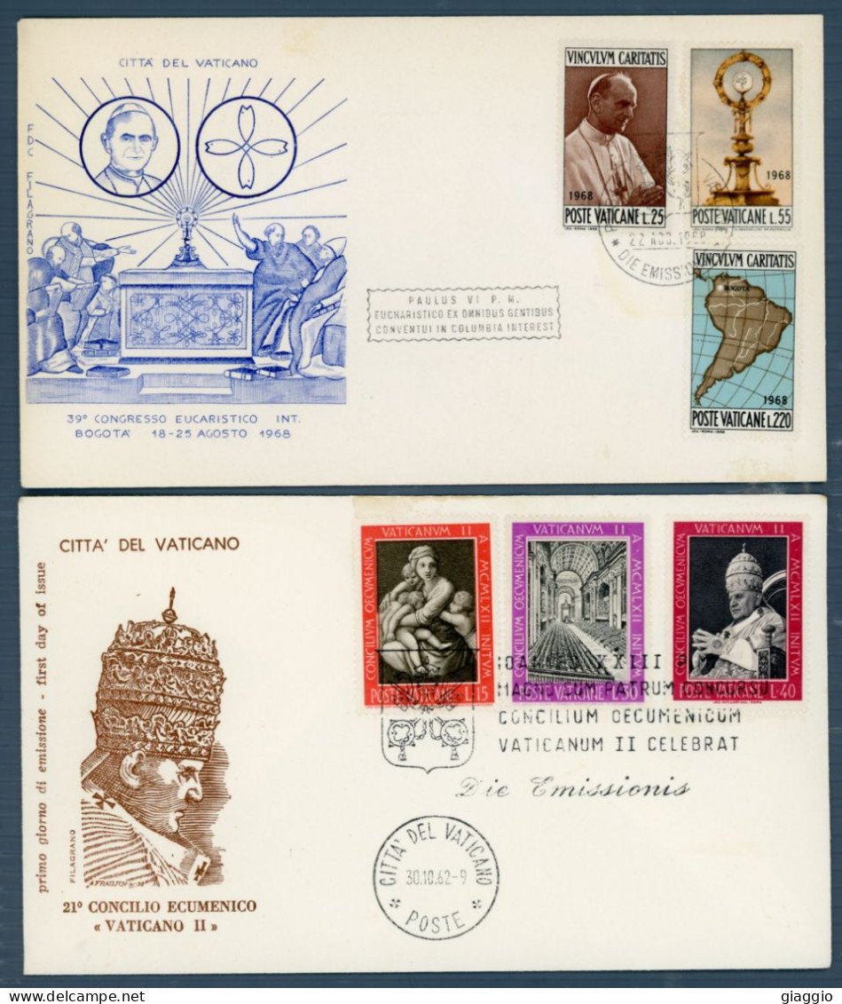 °°° Francobolli N.1783 - Vaticano 2 Buste Varie °°° - Covers & Documents