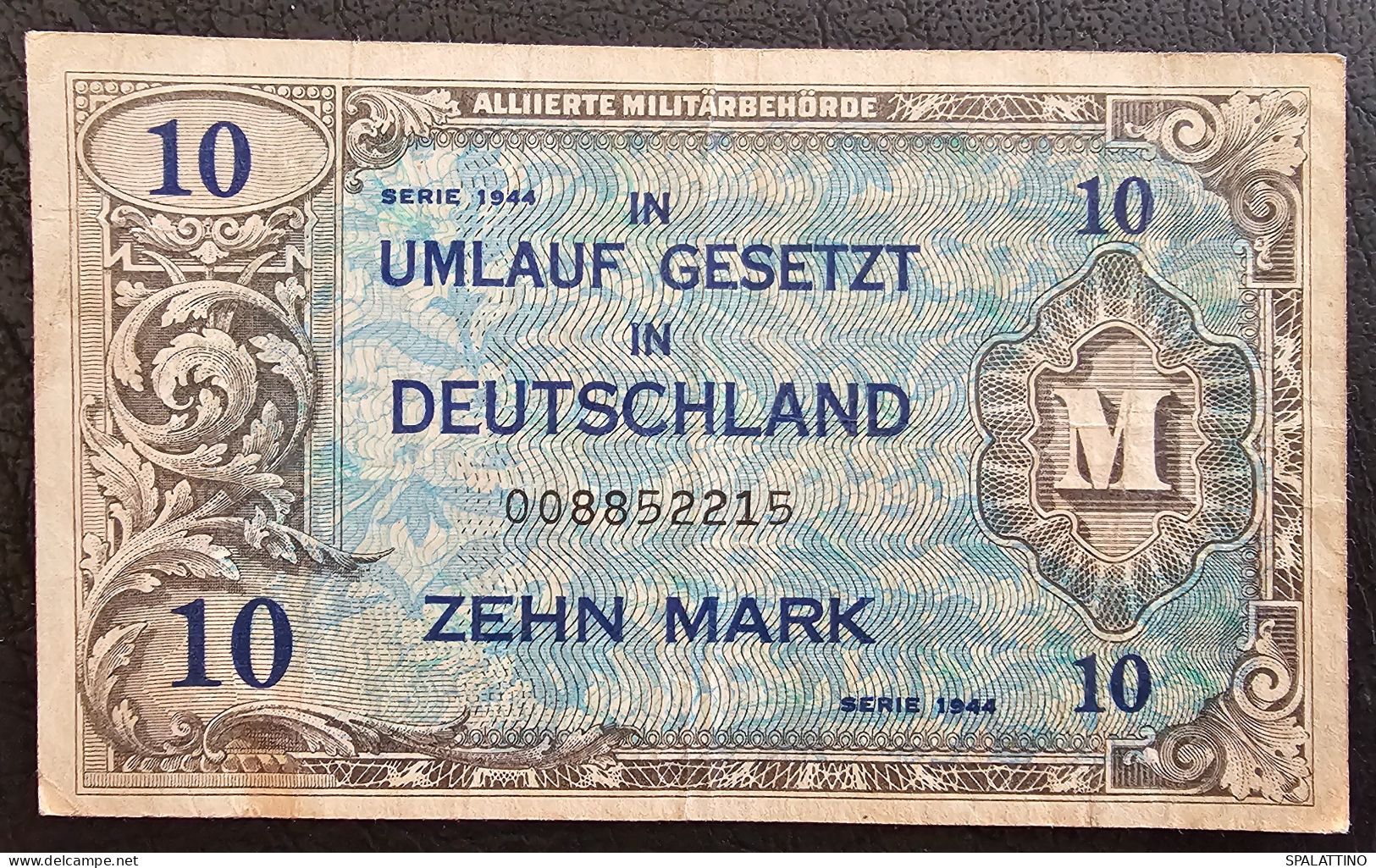 GERMANY- 10 MARK SERIE 1944., ALLIED OCCUPATION (1945- 1949) - Verrechnungsscheine - Dt. Wehrmacht