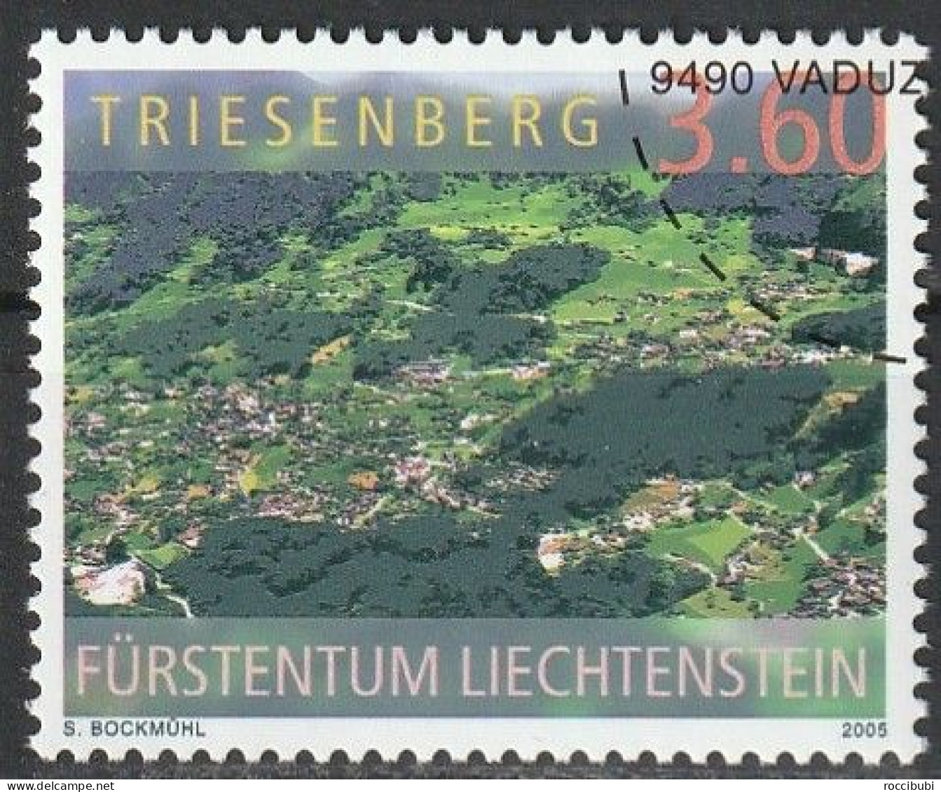 FL 2005 // 1369 O Freimarken, Liechtenstein Von Oben - Gebraucht